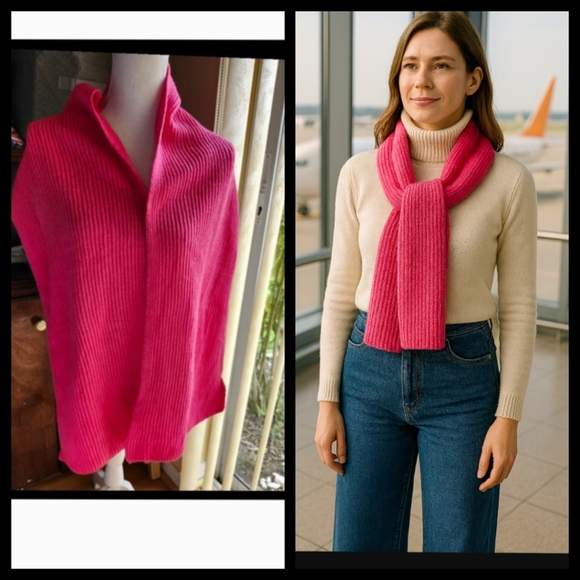 GAP Accessories - NWT Merino Wool Blend Pink Scarf by Gap●
